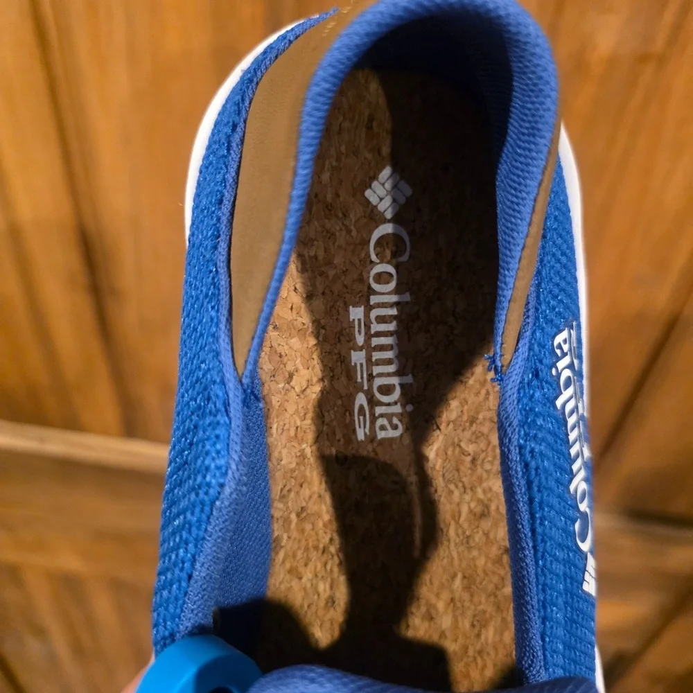 Columbia PFG‎ Boatside Vent Shoe Mens US 7 Vivid Blue Delta Low Top Round Toe
